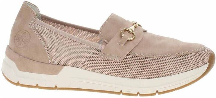 Rieker Slip-on sneakers Slipper vegan Slipper vrijetijdsschoen met elegante sierspange