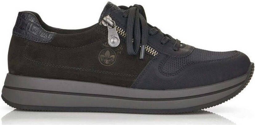 Rieker Sportieve lage sneakers Zwart Dames - Foto 4