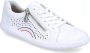 Rieker damesschoen lage veterschoen slip-on 52824-80 parelwit - Thumbnail 4