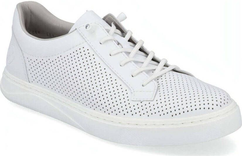Rieker Witte leren sneakers voor heren Wit Heren - Foto 2