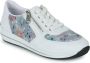 Rieker Comfortabele witte sneaker met leuk print Multicolor Dames - Thumbnail 4