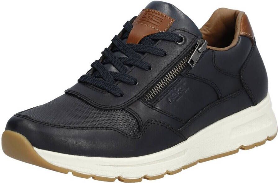 Rieker Sneakers met gepolsterde schaprand vrijetijdsschoen lage schoen veterschoen - Foto 3
