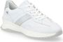Rieker Sportieve witte sneaker met metallic accenten White Dames - Thumbnail 13