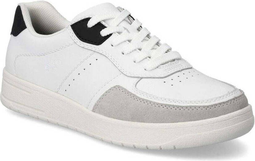 Rieker Comfortabele witte leren sneaker voor heren White Heren - Foto 5