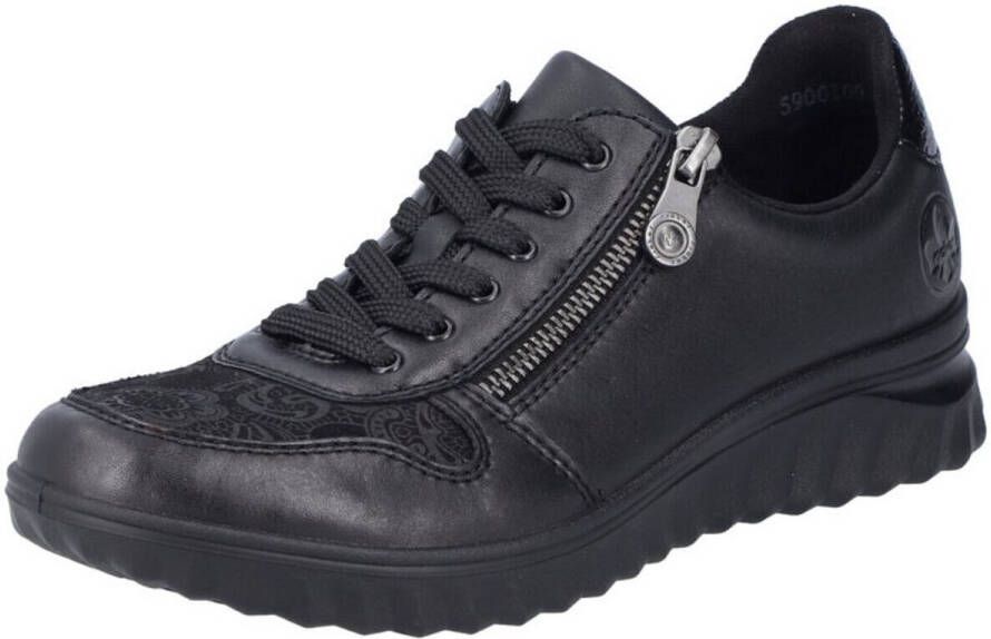 Rieker Sneakers freizeitschoen lage schoen veterschoen met losse zachte inlegzool