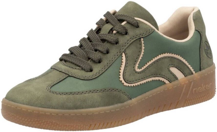 OTTO RIEKER Sport Plateausneakers vrijetijdsschoen lage schoen veterschoen in vegan uitvoering
