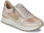 Rieker Gouden Print Sneaker met Rits en Veters Multicolor Dames - Thumbnail 3