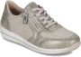 Rieker Beige en parelgrijze sneaker met stippenpatroon Multicolor Dames - Thumbnail 4