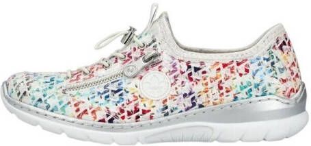 Rieker Slip-on sneakers instapschoen vrijetijdssneaker lage schoen met memosoft-inrichting