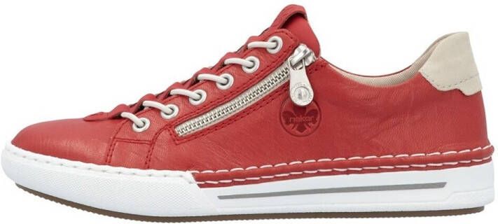 Rieker Slip-on sneakers slippers instapschoen lage schoen vrijetijdsschoen in smalle vorm