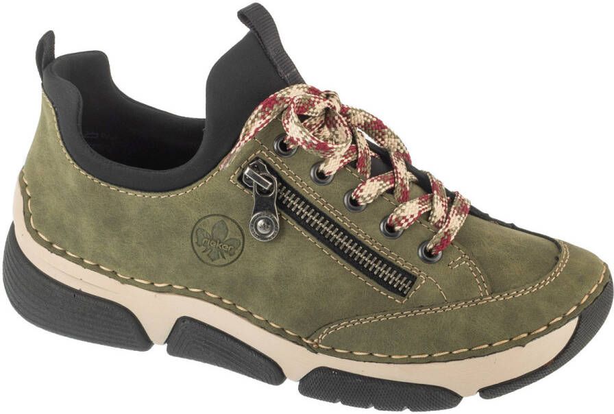 Rieker Slip-on sneakers Instapper halfhoge schoen vrijetijdsschoen met zachte binnenzool - Foto 4