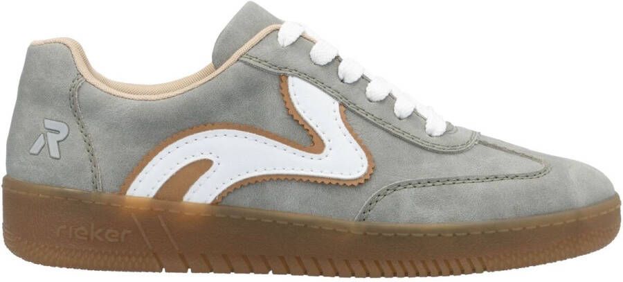 OTTO RIEKER Sport Plateausneakers vrijetijdsschoen lage schoen veterschoen in vegan uitvoering