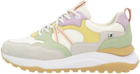 OTTO RIEKER Sport Sneakers met sleehak Bel Air vrijetijdsschoen lage schoen veterschoen met uitneembaar voetbed - Foto 3