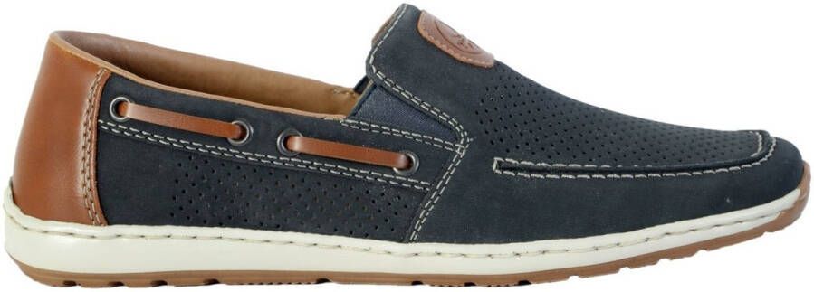 Rieker Instappers Zomerschoen instapschoen vrijetijdsschoen met contrasterende afwerkingen - Foto 6