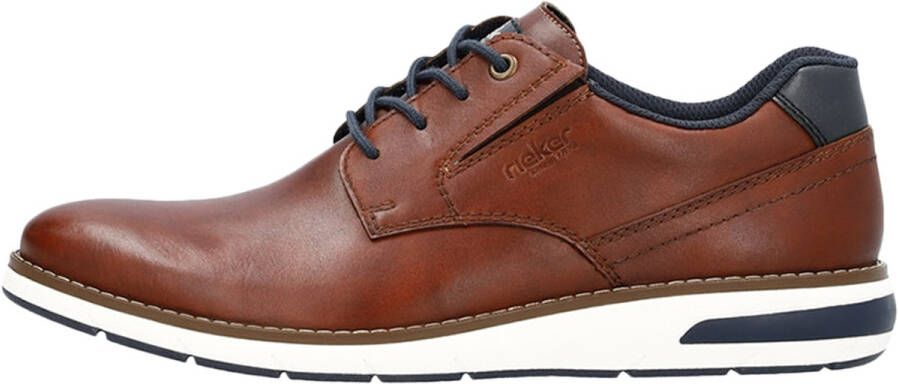 Rieker Sneakers met modieuze loopzool vrijetijdsschoen lage schoen veterschoen