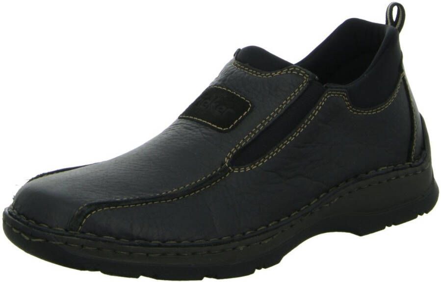 Rieker Slip-on sneakers Slipper instapschoen lage schoen vrijetijdsschoen met stretch inzetstukken - Foto 3