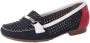 Rieker Mocassins Slipper zomerschoen met mooie siergesp - Thumbnail 1