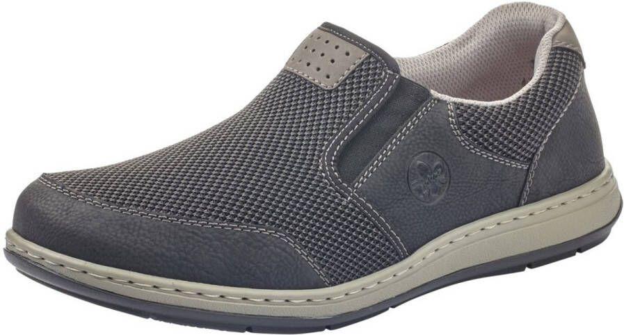 Rieker Instappers slip-on sneaker instapschoen lage schoen vrijetijdsschoen met stretch