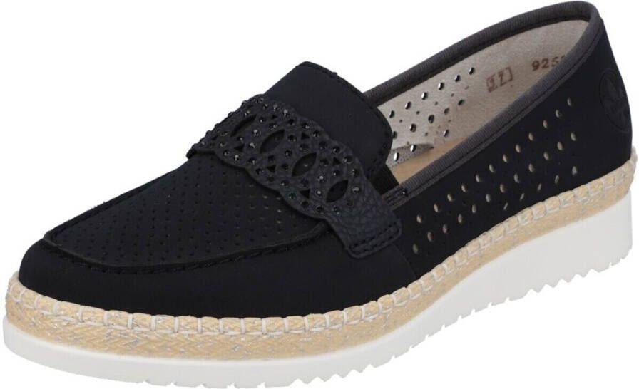 Rieker Dames Loafers M9255 Blauw Comfort & Stijl - Foto 2