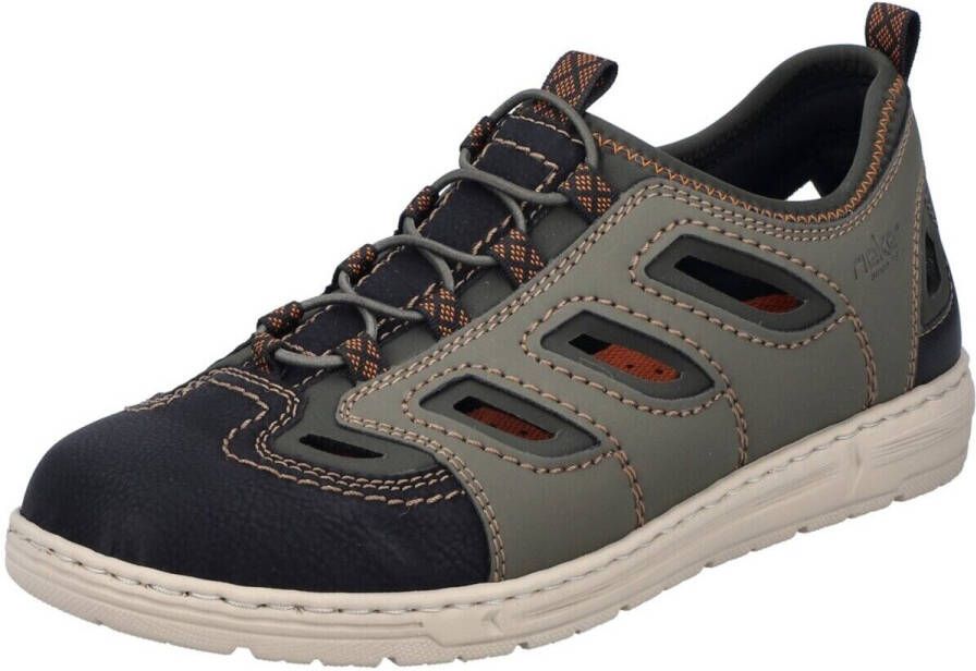 Rieker Slip-on sneakers trekking schoen sandaal zomerschoen met verwijderbare binnenzool