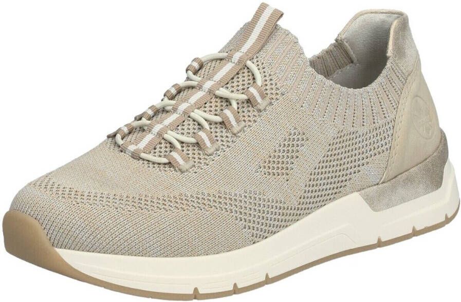 Rieker Slip-on sneakers slippers instapschoen lage schoen vrijetijdssneaker met aantrek lus