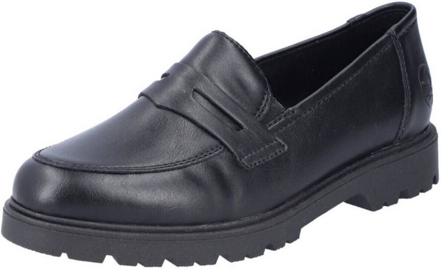 Rieker Loafers slippers instapschoen lage schoen met zacht gewatteerde binnenzool