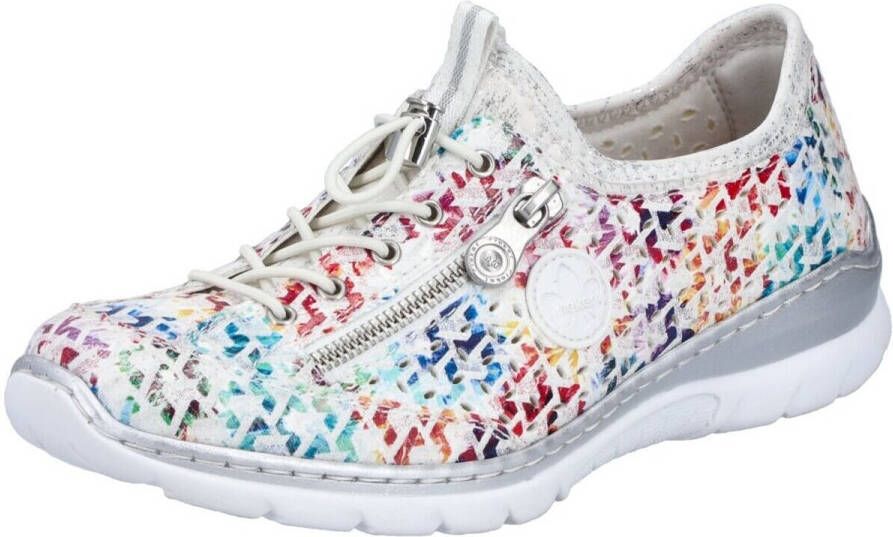 Rieker Slip-on sneakers instapschoen vrijetijdssneaker lage schoen met memosoft-inrichting