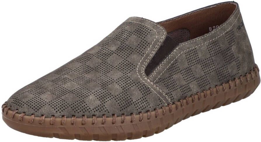 Rieker Instappers loafer instapschoen casual slipper met kleine stretch-inzetten