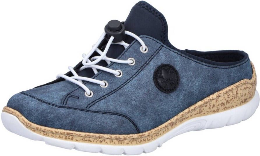 Rieker Clogs sabot instapschoen sneaker met memosoft-inrichting