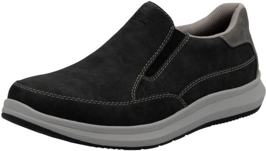 Rieker Instappers slip-on sneaker lage schoen loafer vrijetijdsschoen met elastische band