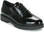 Rieker Veterschoenen vrijetijdsschoen lage schoen business veterschoen in glanzende look - Thumbnail 3