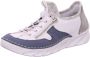 Rieker Slip-on sneakers Slipper vrijetijdsschoen met contrasterende afwerkingen - Thumbnail 1