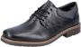 Rieker heren veterschoenen halve schoenen zakelijke schoenen leren schoenen 13200-00 zwart - Thumbnail 3