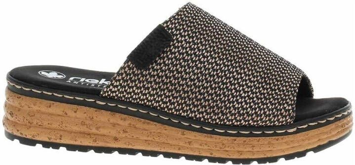 Rieker Sleehakmuiltjes Zomerschoen slippers pantoffel in wijdte H (= zeer wijd) - Foto 3