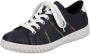 Rieker dames sneaker blauw - Thumbnail 2