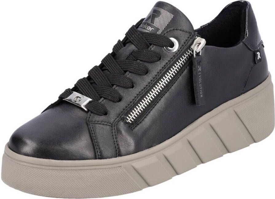 Rieker Dames 94732 hoge laarzen, Donkerblauw, 37 EU