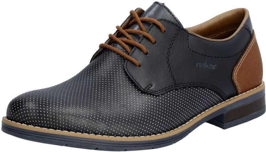 Rieker Veterschoenen met gepolsterde leren binnenzool vrijetijdsschoen lage schoen veterschoen