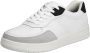 Rieker Comfortabele witte leren sneaker voor heren White Heren - Thumbnail 3