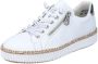 Rieker Sneakers met modieuze siernaad vrijetijdsschoen lage schoen veterschoen - Thumbnail 4