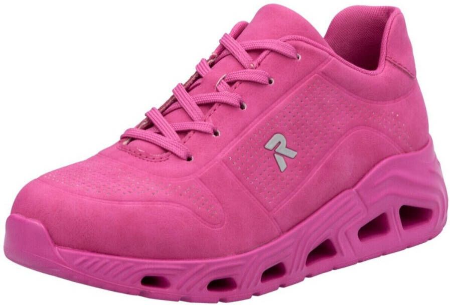 OTTO RIEKER Sport Sneakers met sleehak Dakota veterschoenen lage schoen vrijetijdsschoen in vegan verwerking