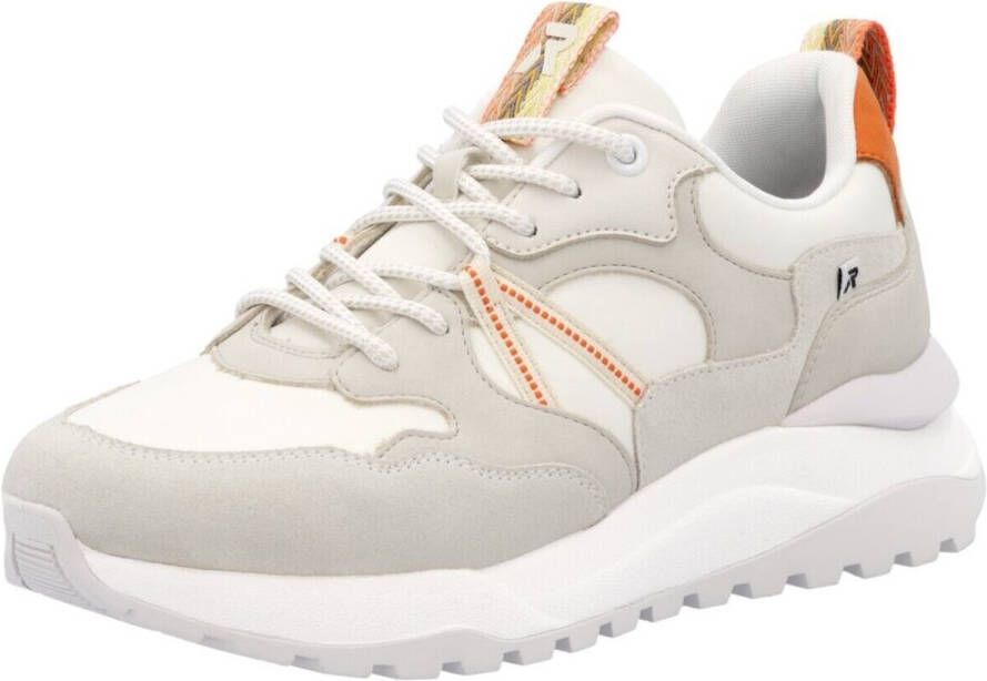 OTTO RIEKER Sport Sneakers met sleehak Bel Air vrijetijdsschoen lage schoen veterschoen met uitneembaar voetbed