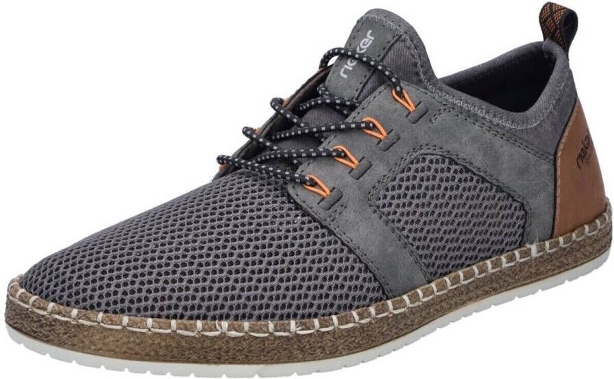 Rieker Slip-on sneakers instapschoen slippers vrijetijdsschoen elastische instap elastiek