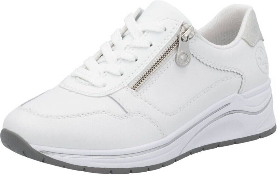 Rieker Sneakers met sleehak lage schoen veterschoen vrijetijdsschoen met zachte inlegzool