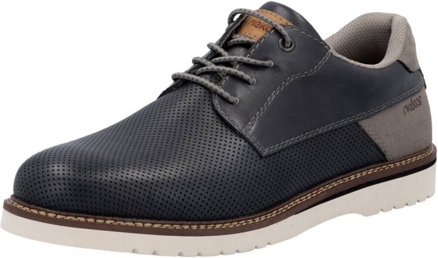 Rieker Veterschoenen lage schoen casual veterschoen met gemakkelijke instap dankzij elastische band