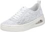 Rieker Plateausneakers veterschoen lage schoen in zomerse macramé-look - Thumbnail 1