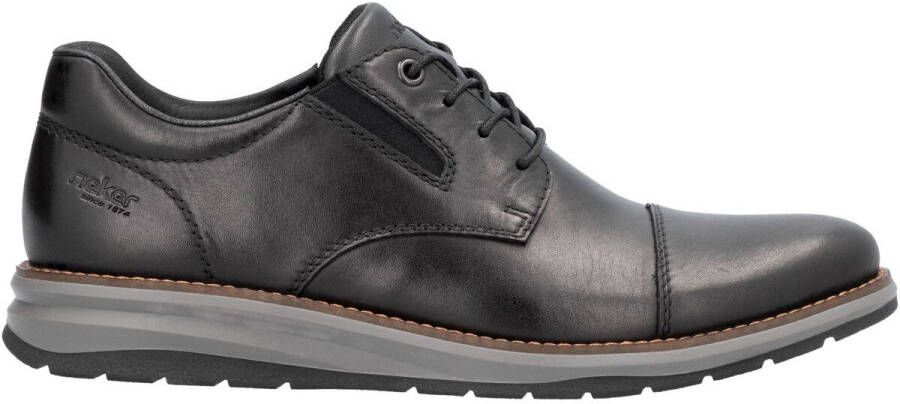 Rieker Veterschoenen vrijetijdsschoen lage schoen business sneaker met zachte bovenlaag