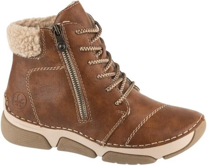 Rieker Winterlaarzen Veterboots enkellaarsjes casual boots met ritssluiting buiten