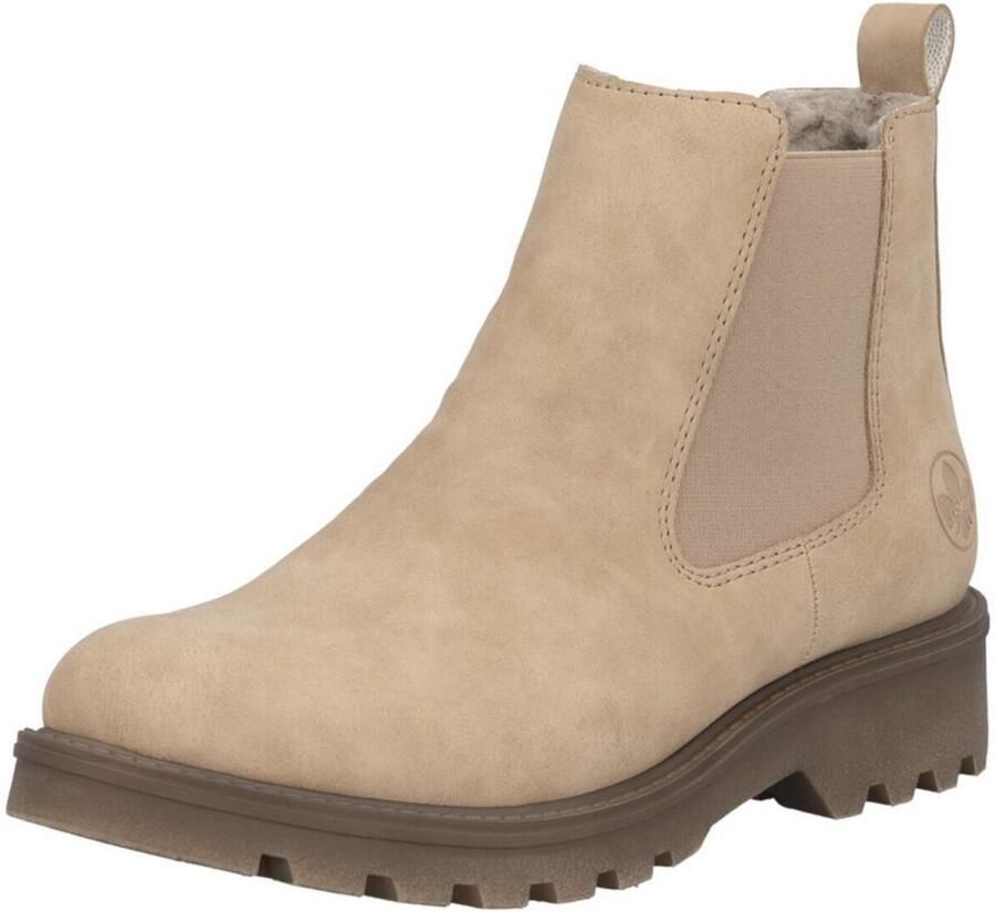 Rieker Chelsea-boots instappers enkellaars blokhak met knusse warme voering - Foto 2