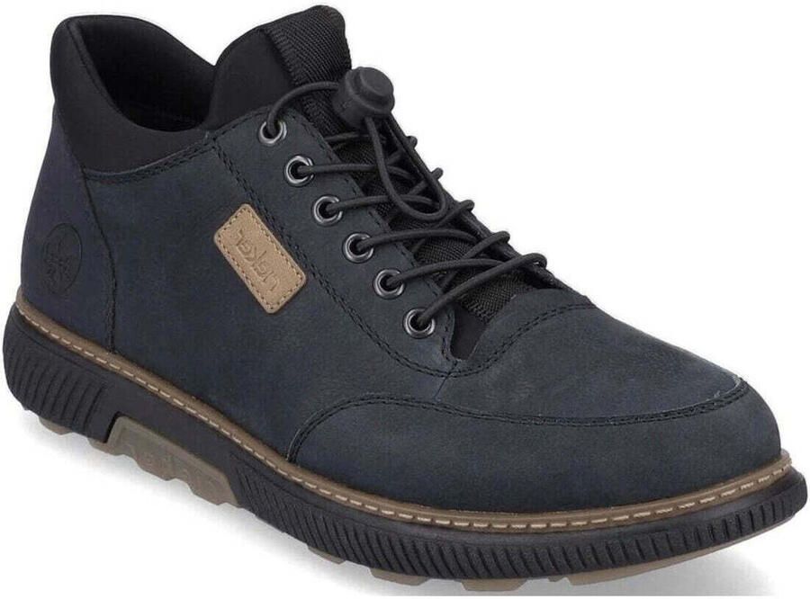 Rieker Blauwe Casual Enkellaarsjes Blue Heren - Foto 2