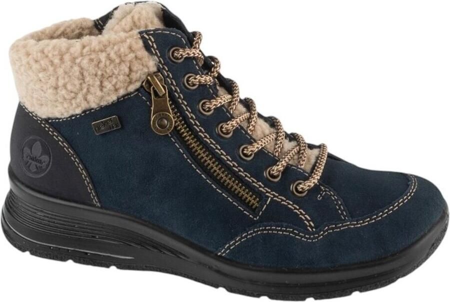Rieker Veterlaarzen ' Booties L7701' navy